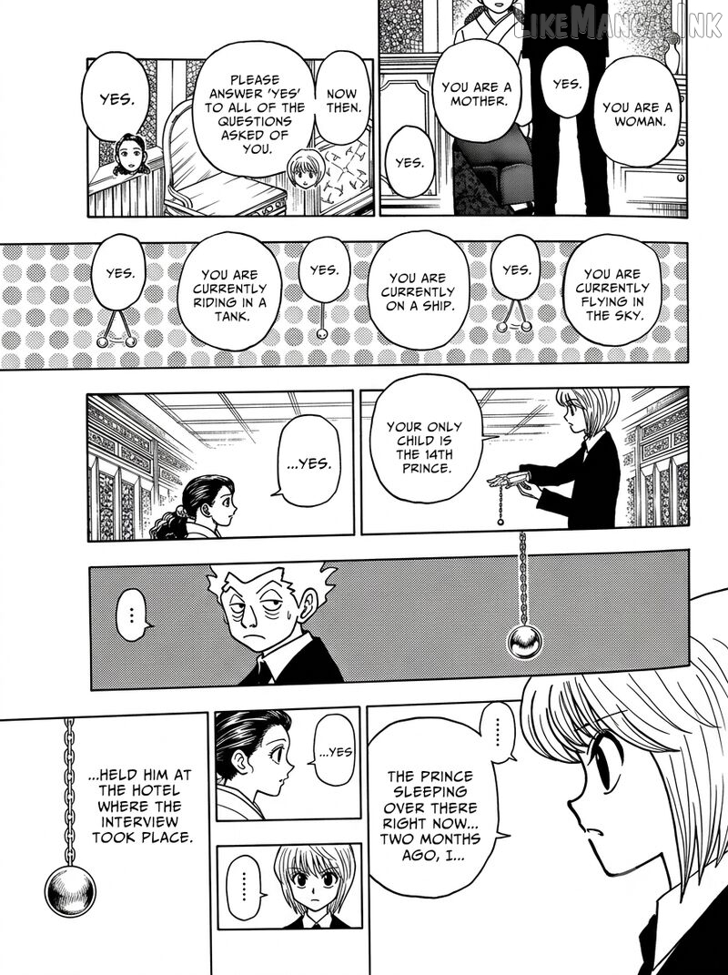 Hunter x Hunter, Chapter 412 image 06